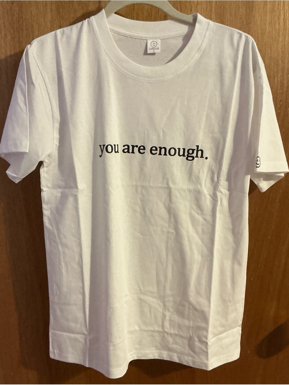You Are Enough White Graphic Tee - live2live